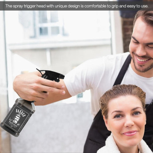 Botella pulverizadora de agua rellenable de 650 ml para peluquería, profesional - vivox&space