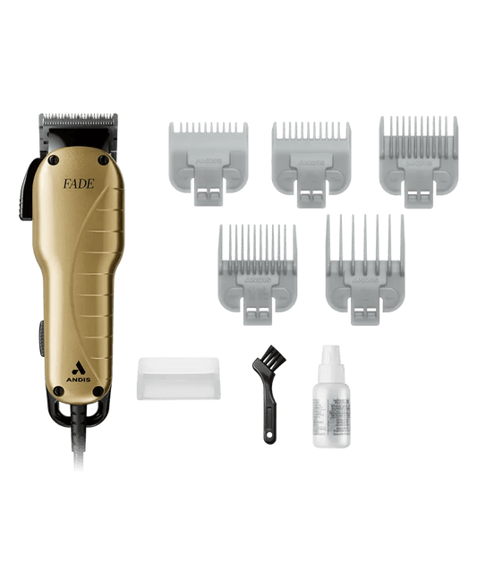Andis Clipper Fade Dorada para barbería - vivox&space