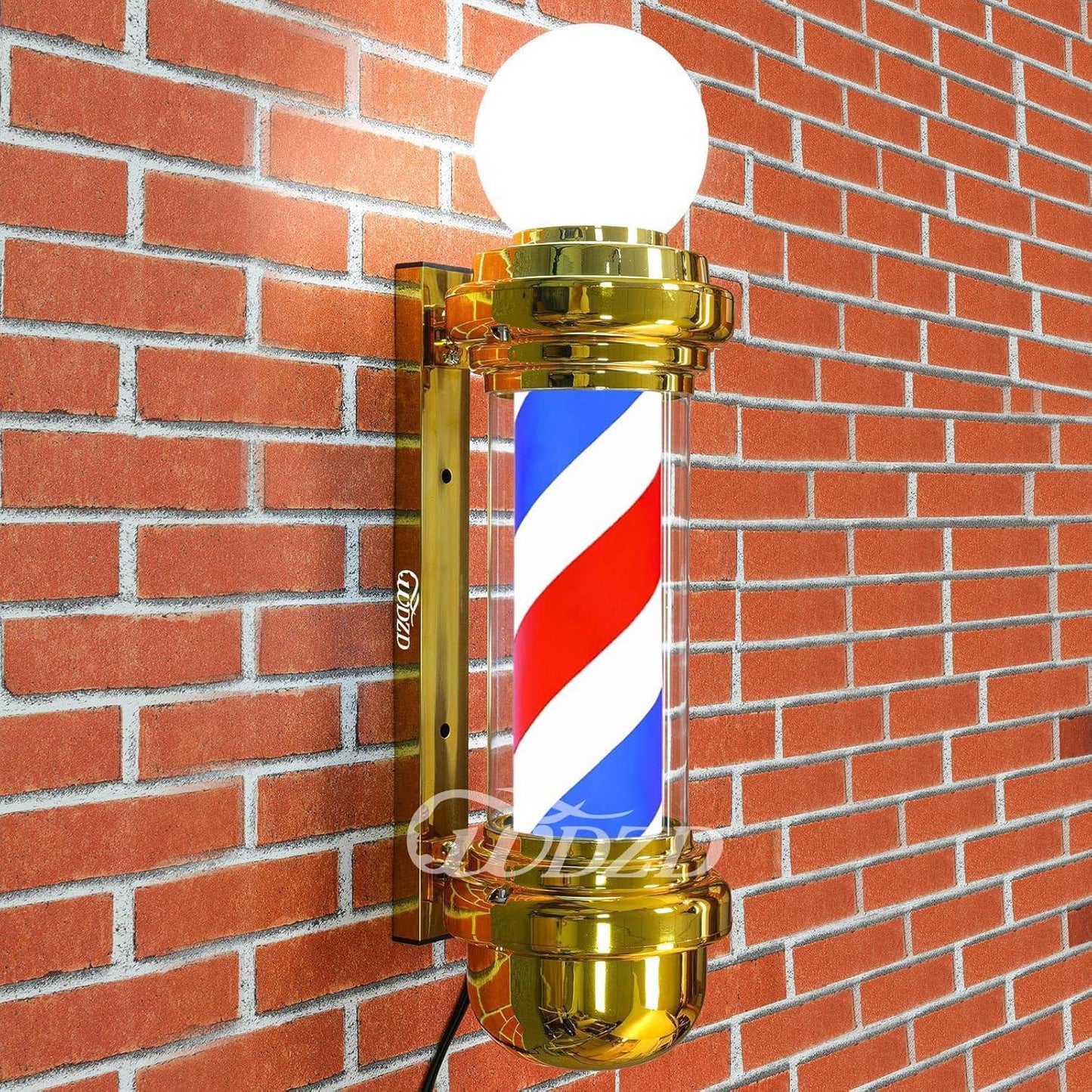 Pole de peluquería dorada de 27 '' - vivox&space