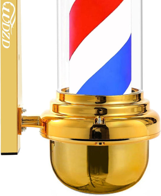 Pole de peluquería dorada de 27 '' - vivox&space