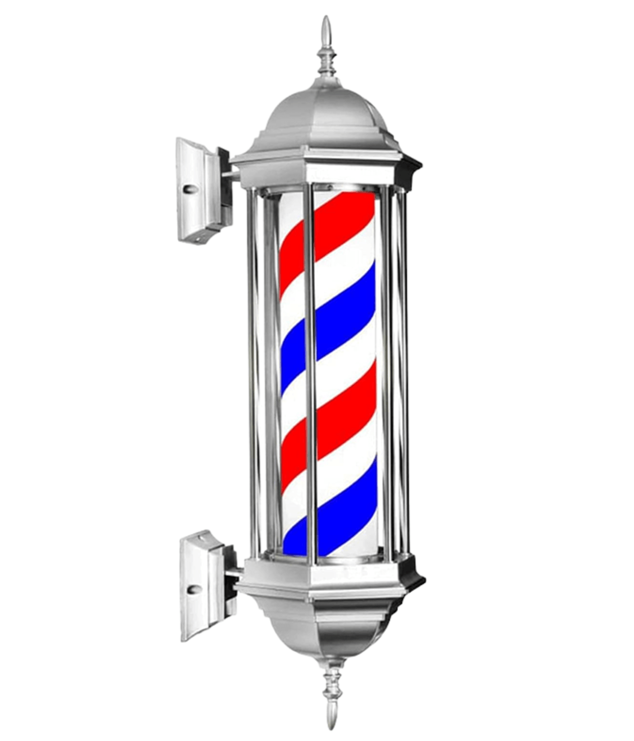 Poste de Barbero Clásico Dax Rojo Blanco Azul, pole Barber | vivox&space - vivox&space