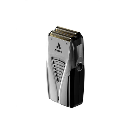 Andis TS-2 17255 Pro Foil - Afeitadora de papel de litio y titanio, sin cable, sin cable, afeitadora inalámbrica con cargador, color negro