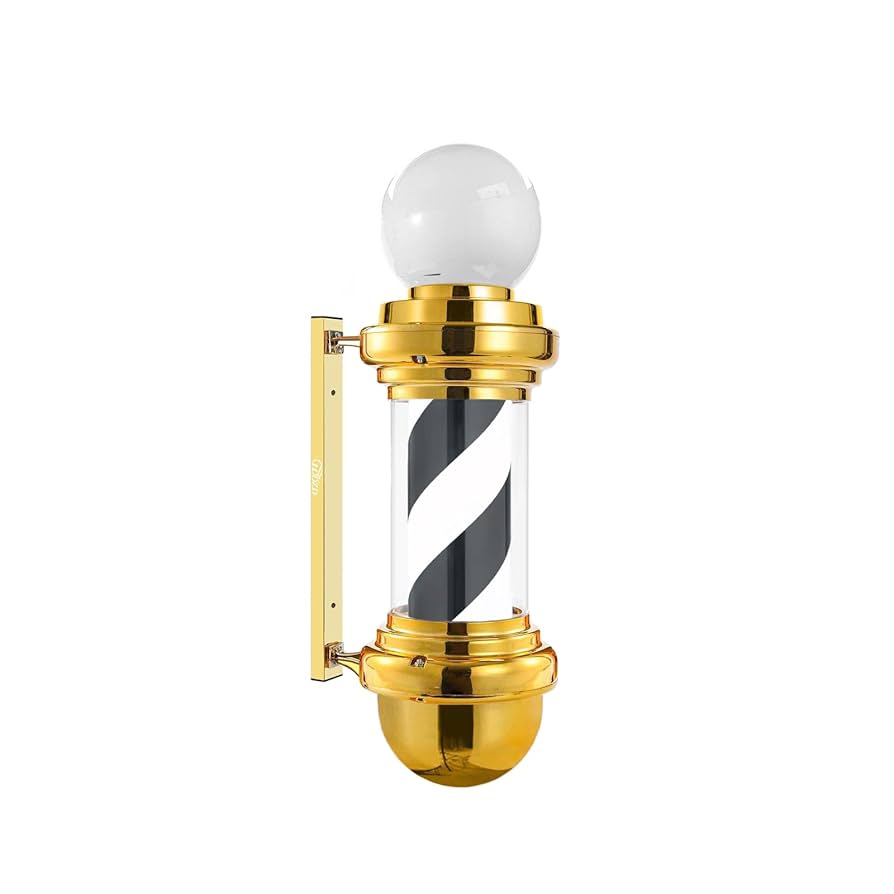 Pole Barber Pro Imagen con Estilo Gold