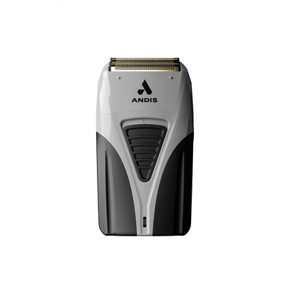 Andis TS-2 17255 Pro Foil - Afeitadora de papel de litio y titanio, sin cable, sin cable, afeitadora inalámbrica con cargador, color negro