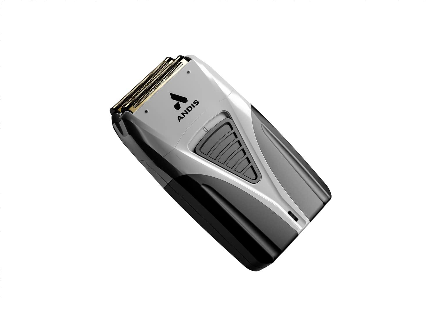 Andis TS-2 17255 Pro Foil - Afeitadora de papel de litio y titanio, sin cable - vivox&space