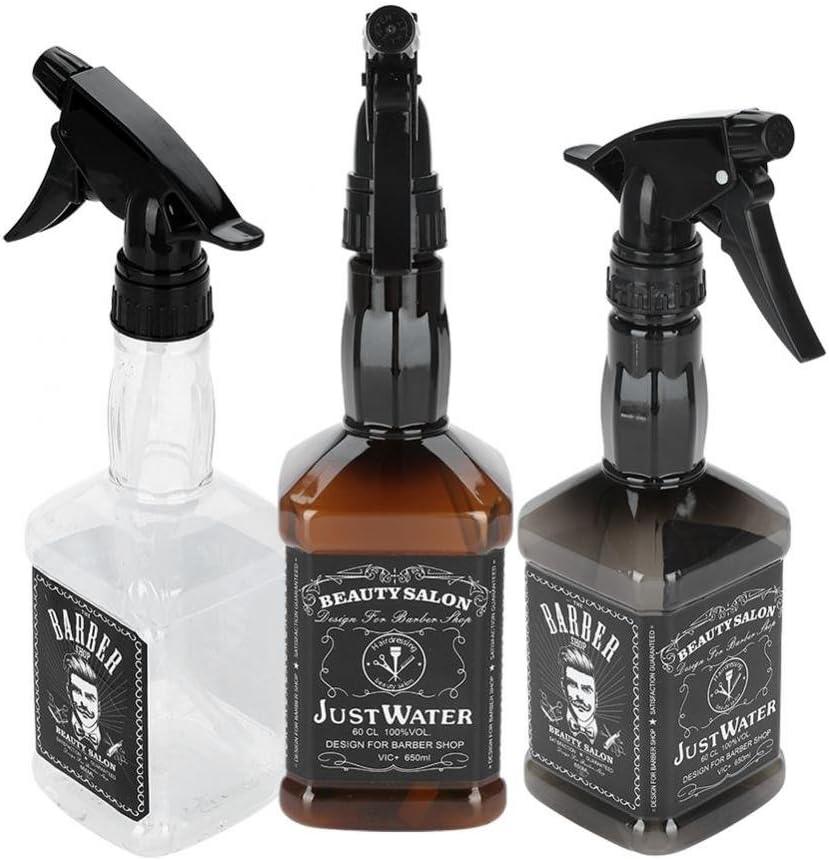 Botella pulverizadora de agua rellenable de 650 ml para peluquería, profesional - vivox&space