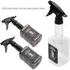 Botella pulverizadora de agua rellenable de 650 ml para peluquería, profesional - vivox&space