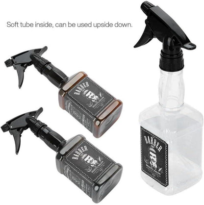 Botella pulverizadora de agua rellenable de 650 ml para peluquería, profesional - vivox&space