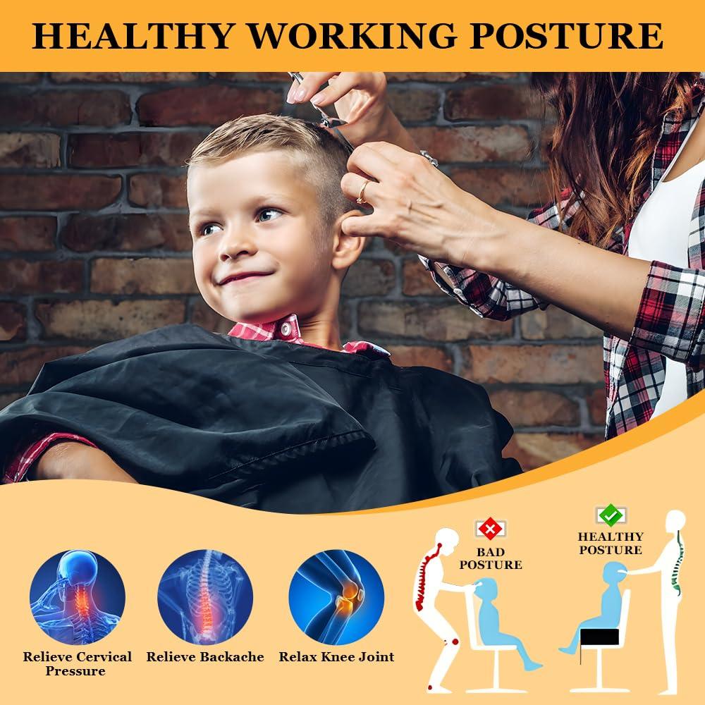 Cojín de asiento elevador de salón para corte de pelo de niños - vivox&space