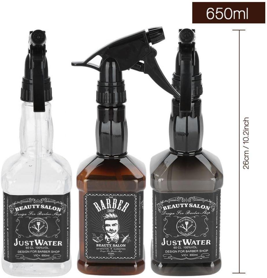 Botella pulverizadora de agua rellenable de 650 ml para peluquería, profesional - vivox&space