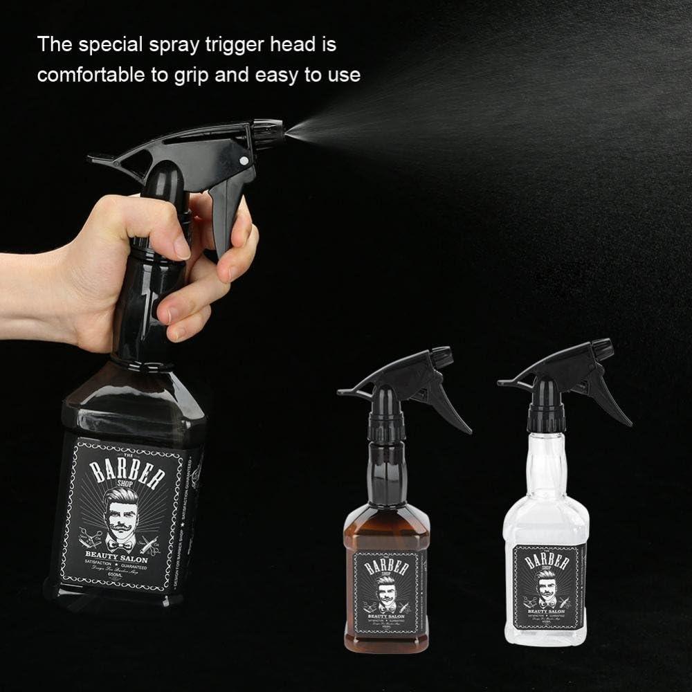 Botella pulverizadora de agua rellenable de 650 ml para peluquería, profesional - vivox&space