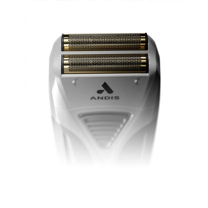 Andis TS-2 17255 Pro Foil - Afeitadora de papel de litio y titanio, sin cable, sin cable, afeitadora inalámbrica con cargador, color negro