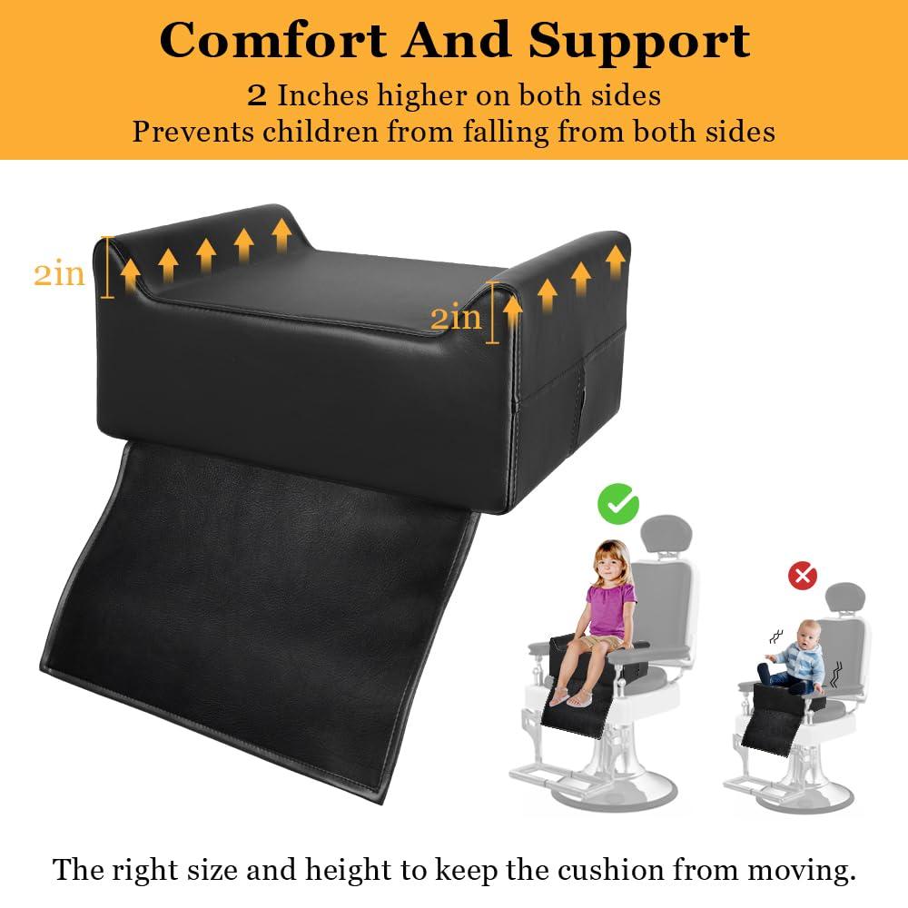 Cojín de asiento elevador de salón para corte de pelo de niños - vivox&space