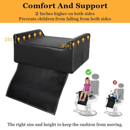 Cojín de asiento elevador de salón para corte de pelo de niños - vivox&space