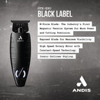 Andis GTX-EXO Black Label Especial Edition, recortadora eléctrica profesional - vivox&space