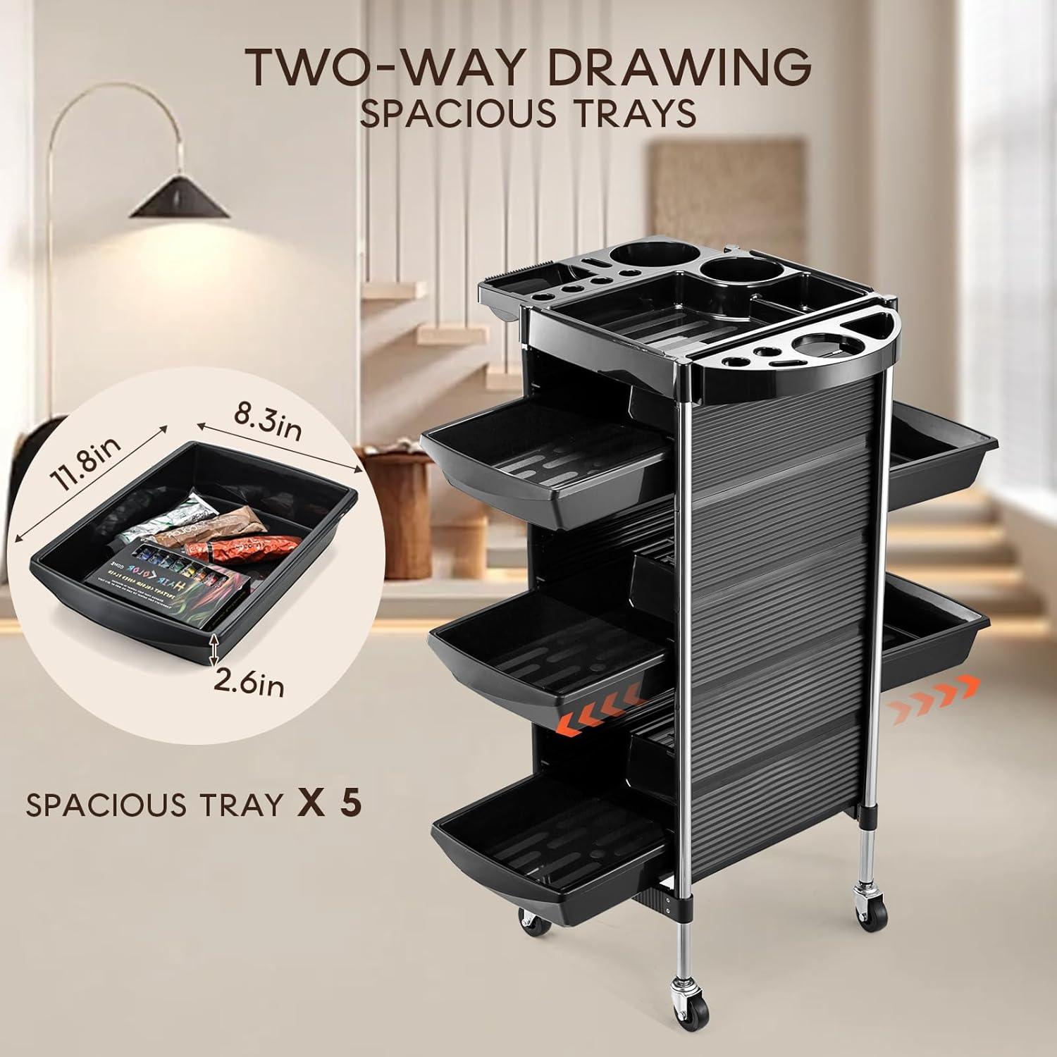 Carrito de salón para estilista de peluquería - vivox&space