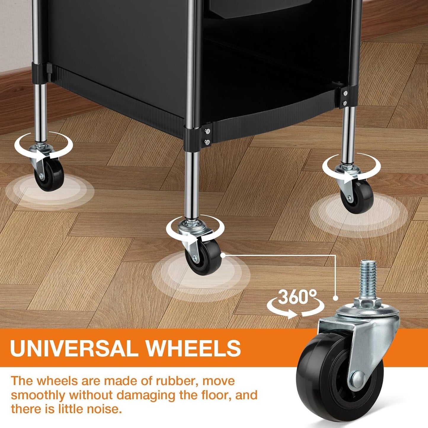 Carrito Auxiliar Profesional – Modelo Lilyan - vivox&space