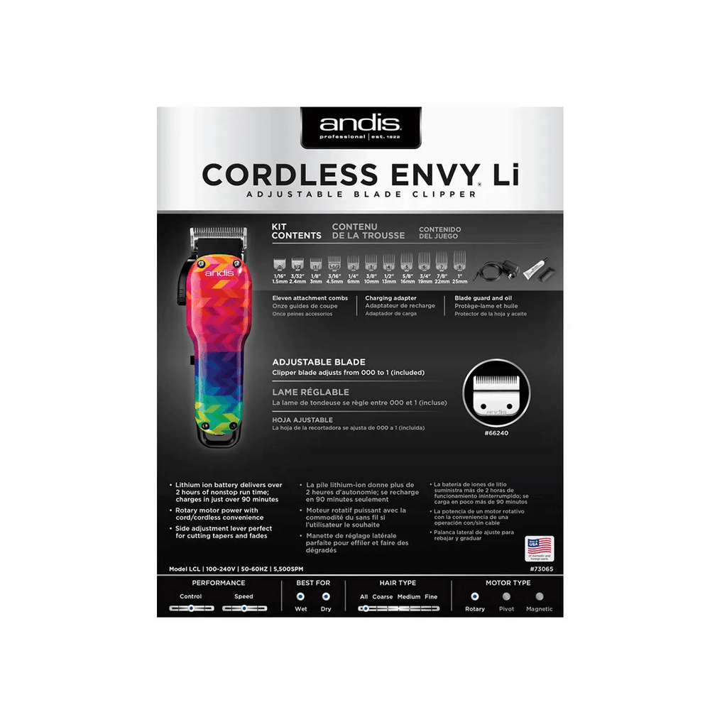 Andis Clipper Envy Li Prisma - vivox&space