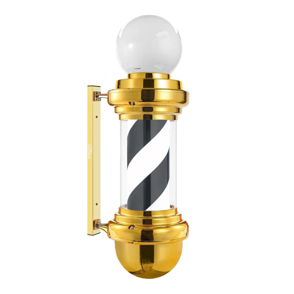 Pole Barber Pro Imagen con Estilo Gold
