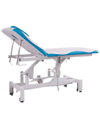 Camilla Eléctrica Profesional Dashly Blanca y Azul | vivox&space - vivox&space