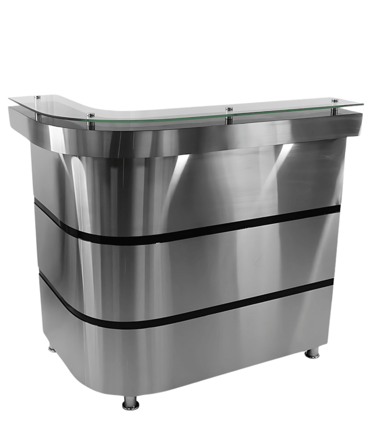 Counter Plateada de Recepción - vivox&space