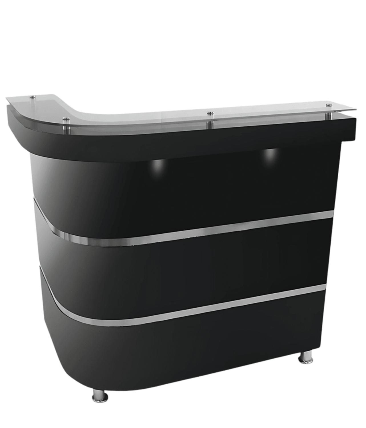 Counter de Recepción Color negro Mate - vivox&space