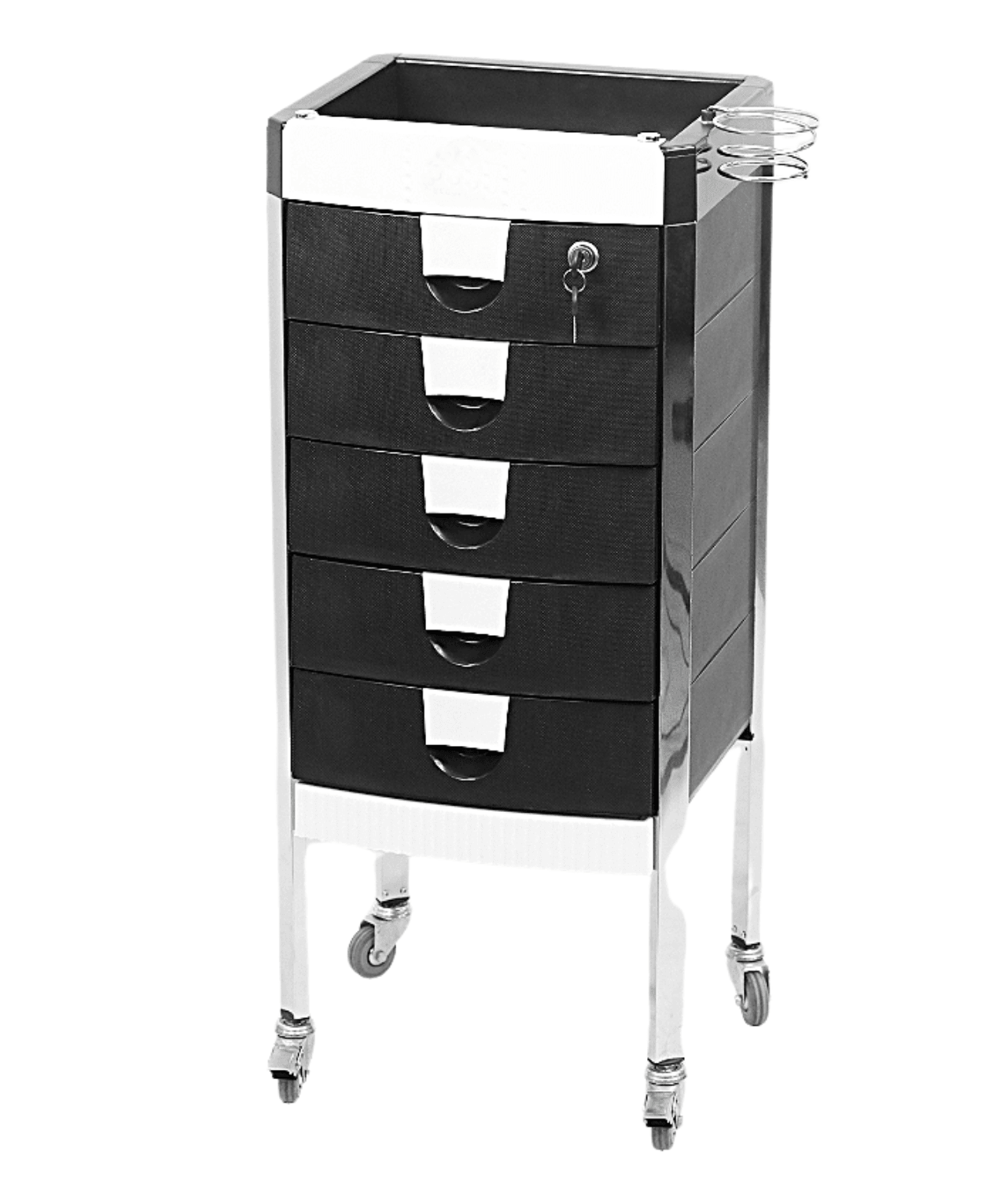 Carrito Auxiliar Profesional para estilista, peluquería – Modelo Fhawe-077 - vivox&space