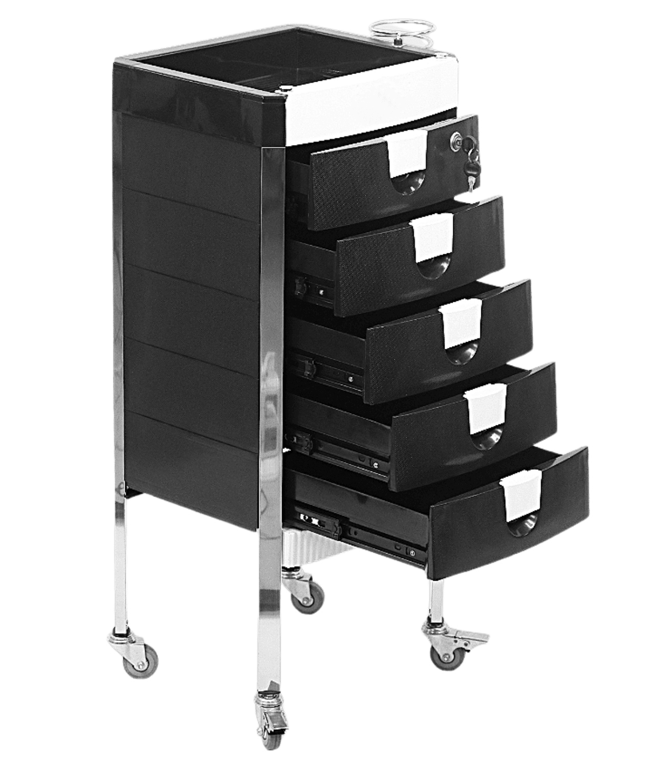 Carrito Auxiliar Profesional para estilista, peluquería – Modelo Fhawe-077 - vivox&space