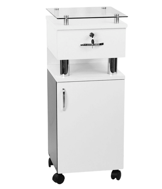 Carrito Auxiliar Profesional para estilista, peluquería – Modelo Allison - vivox&space