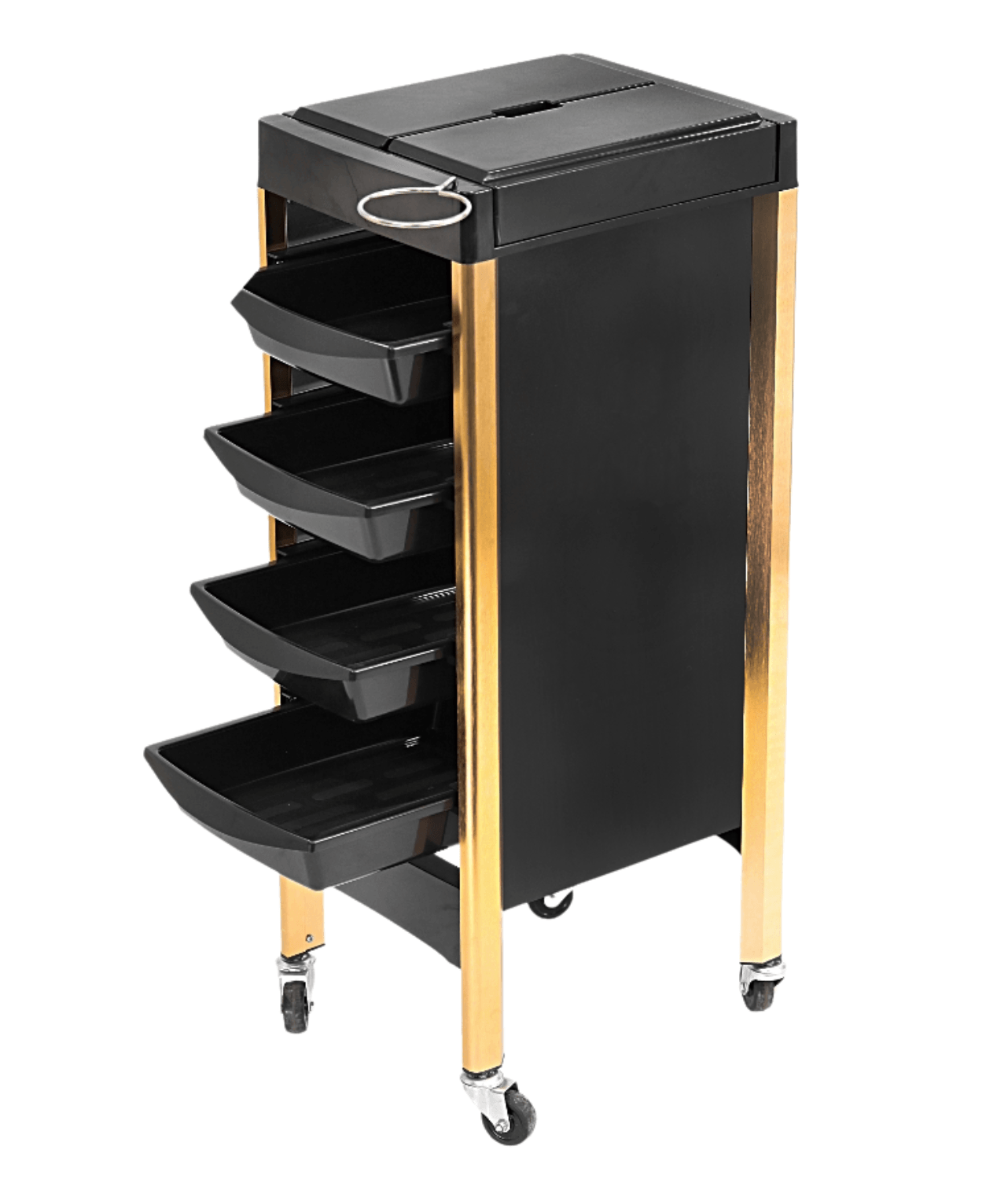 Carrito Auxiliar Profesional Tina-089 para estilista, peluquería, belleza, tatuaje - vivox&space
