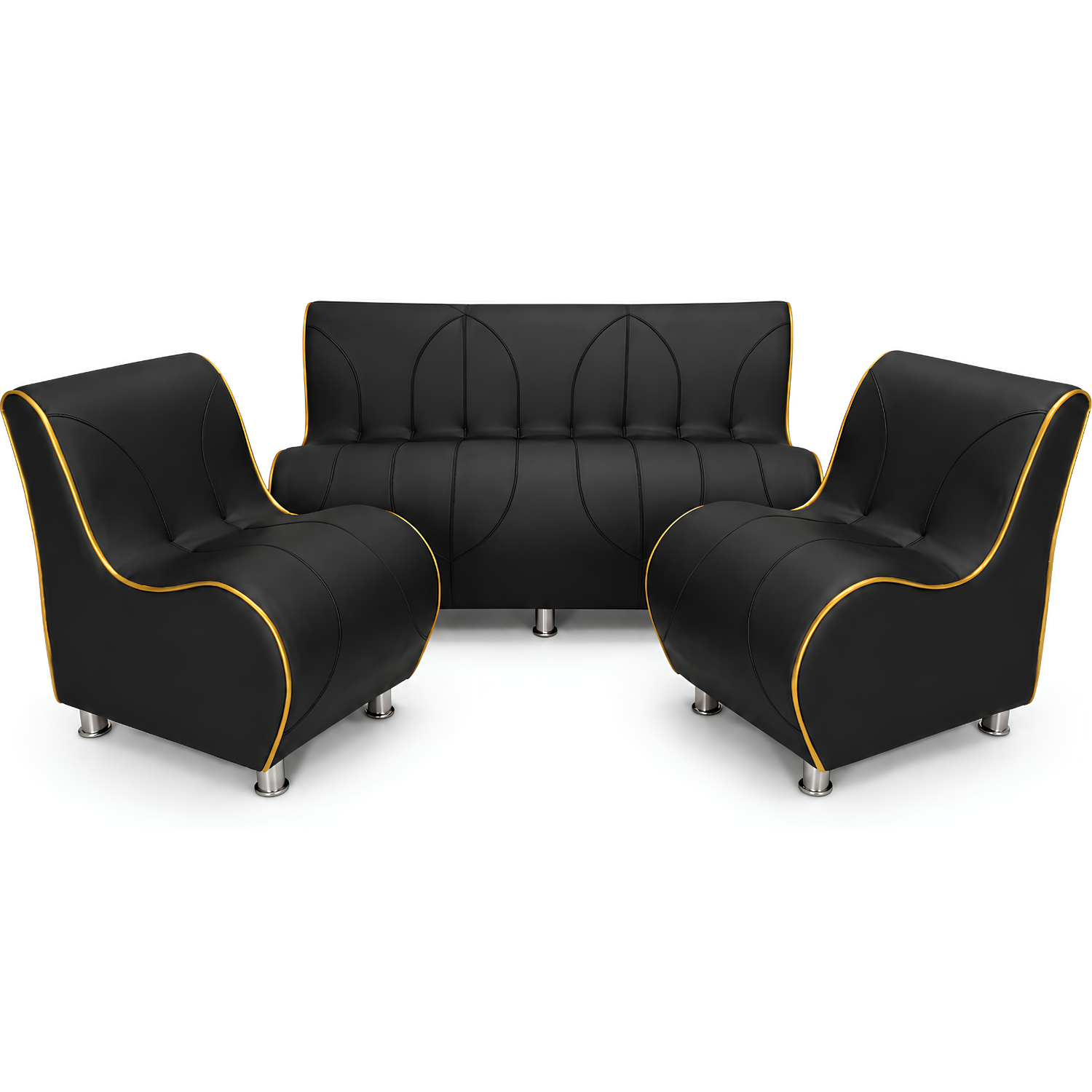 Sillón de Espera Modelo CURWEN GOLDEN