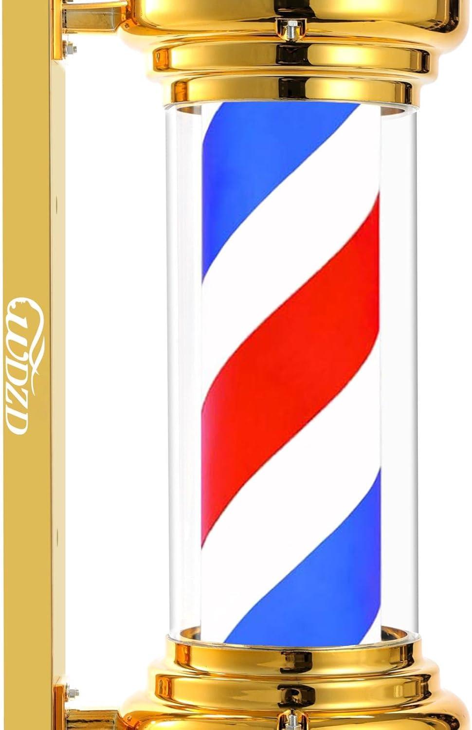 Pole de peluquería dorada de 27 '' - vivox&space