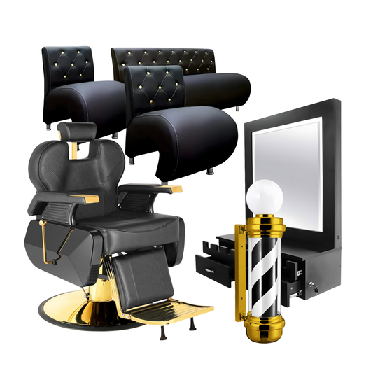 Pack Barbería Dorado Premium