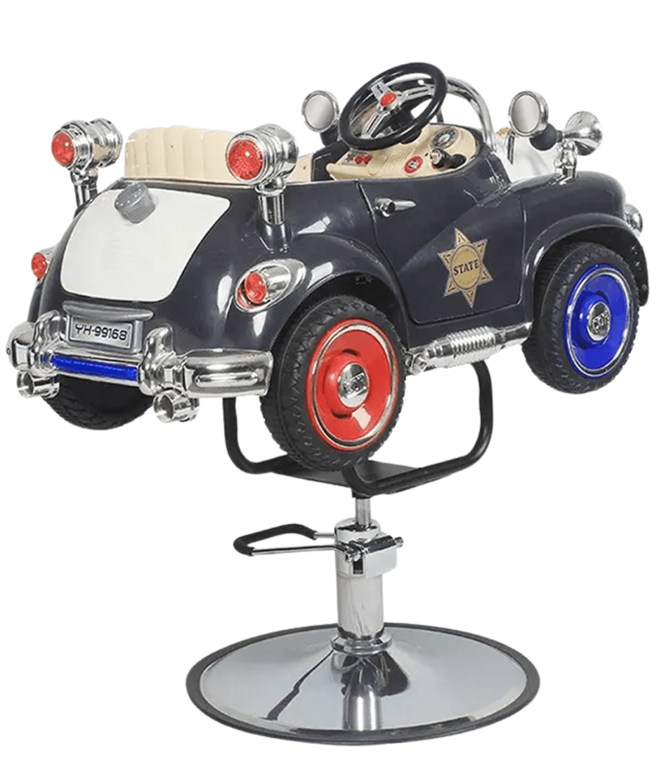 Coche para Corte de Cabello Niños Policía - Modelo Policía-245 - vivox&space