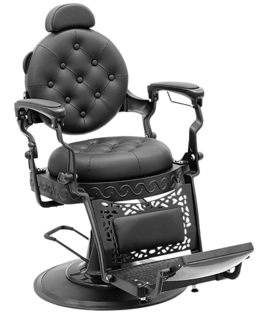 Sillón Barbero Emperador: Elegancia Clásica y Lujo de Alta Gama