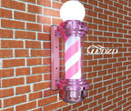 Pole & poste de peluquería o salón Rosada de 27 '' - vivox&space