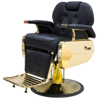 Sillón Barbero Modelo HARLY CÁPITONÉ GOLD