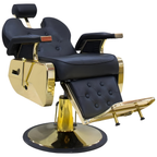 Sillón Barbero Modelo HARLY CÁPITONÉ GOLD
