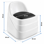 Asiento Bajo de Pedicure Modelo XF-55
