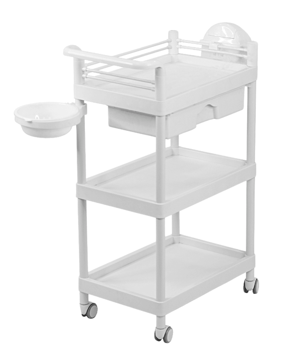 Carrito Auxiliar Profesional para estilista, peluquería – Modelo Eclipse - vivox&space