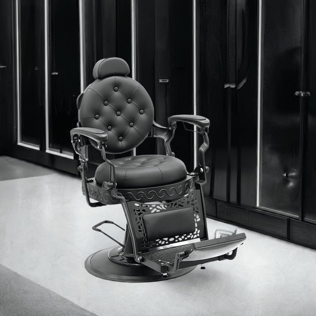 Sillón Barbero Emperador: Elegancia Clásica y Lujo de Alta Gama - vivox&space