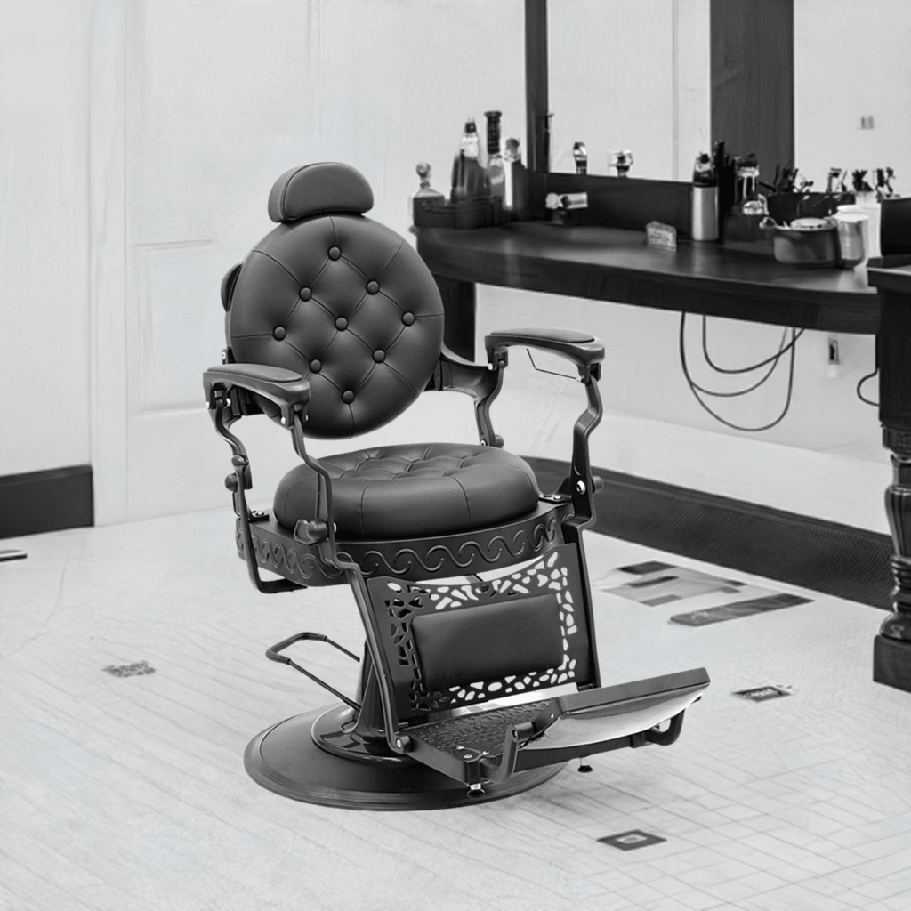 Sillón Barbero Emperador: Elegancia Clásica y Lujo de Alta Gama - vivox&space