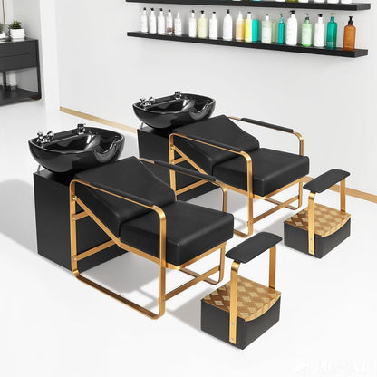 Lava cabeza Dorado Confort premium para tu salón