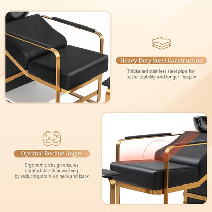 Lava cabeza Dorado Confort premium para tu salón