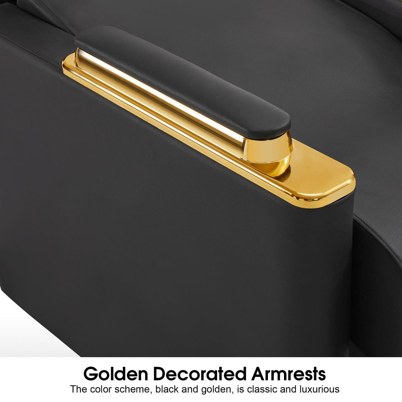 Unidad de champú Dolce II Gold Black - vivox&space