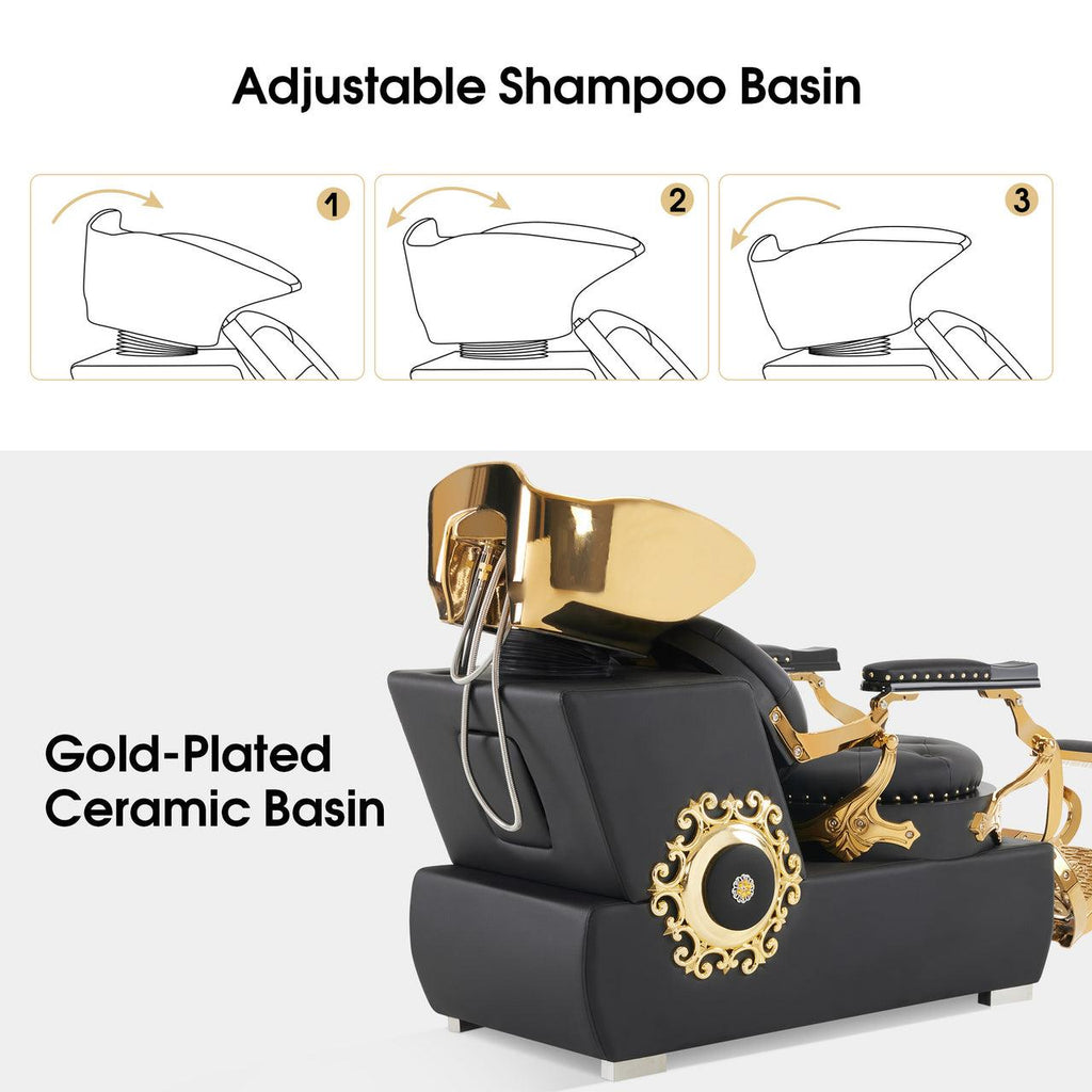 Unidad de champú Gold de lujo - vivox&space