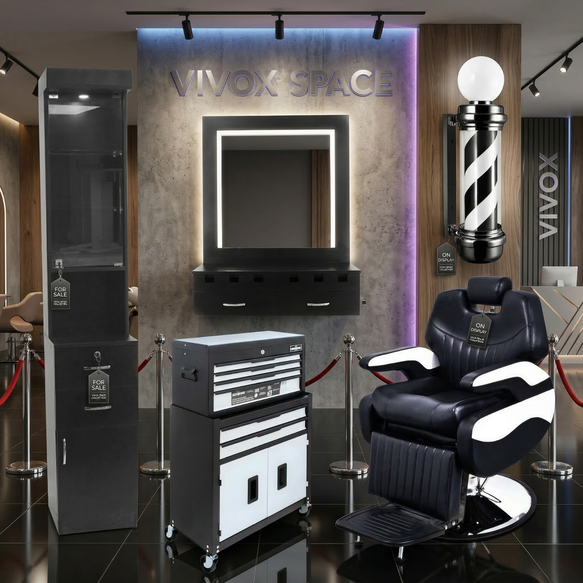 Vivox black White