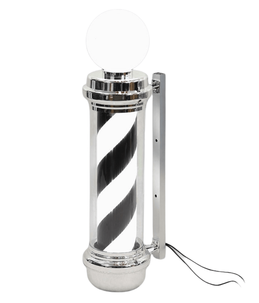 Pole Barbero Clásico negro led - vivox&space
