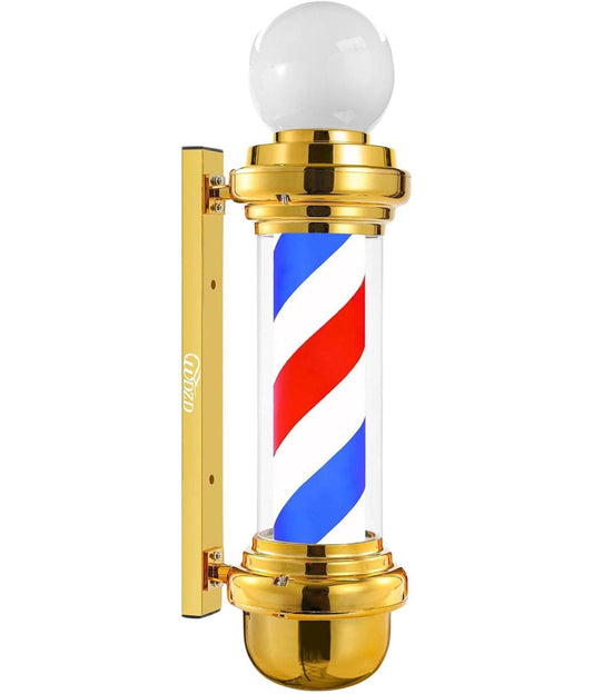 Pole de peluquería dorada de 27 '' - vivox&space
