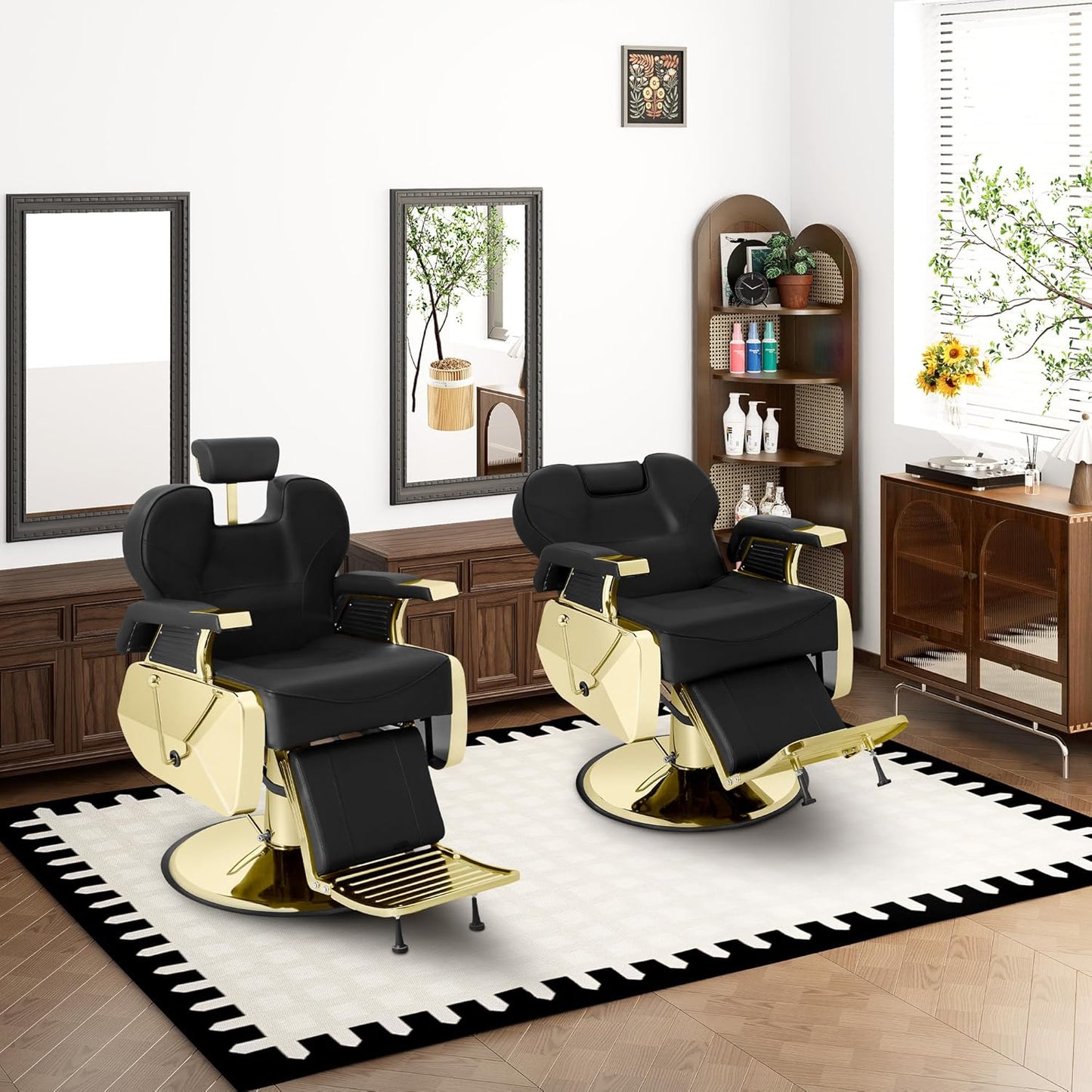 Sillón Barbero Edición Dorada Premium